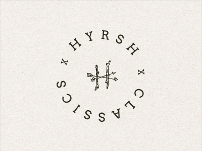 H02 apparel fashion hyrsh lettering logo print retro sign type typography vintage