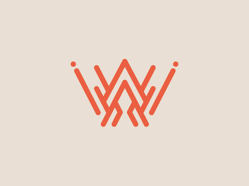 A Letter a Day — W letteraday w typography logodesign logo letter mark