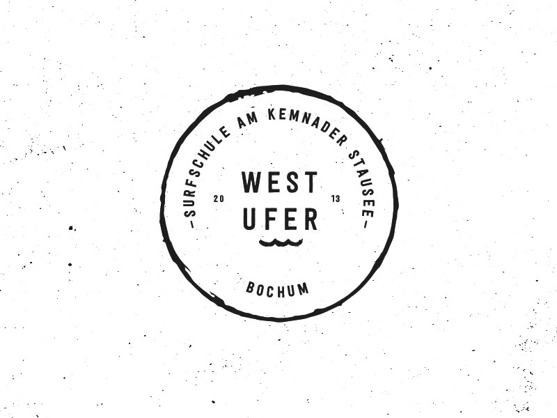 West Ufer Brandmark Redesign handmade retro circle vintage sign mark stamp brandmark branding brand logodesign logo