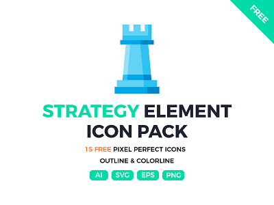 Free 15 Strategy Element icons icon illustration line outline strategy symbol ui website