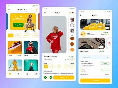 Homepage e-commerce animation app branding cart design detailsproduct e commerce figma graphic design homepage illustration learnui learnux logo ui uidesign uiux ux uxdesign vector