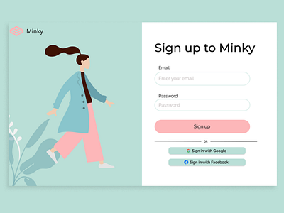 Sign up page - Website daily ui daily ui challenge design graphic design sign up sign up page ui ux website