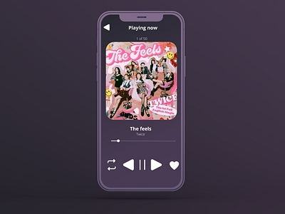 Music player Twice - daily ui 009 daily ui daily ui 009 daily ui challenge design graphic design music music player twice ui