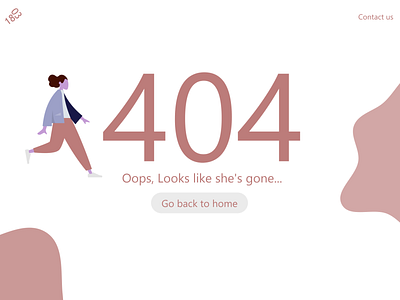 404 error page - daily ui challenge