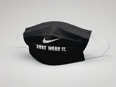 Nike mask idea branding coronavirus graphic design identity branding logo mask nike