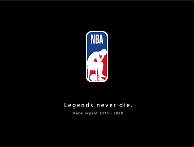 Kobe Bryant Tribute brand identity design digital graphic design kobe bryant logo nba