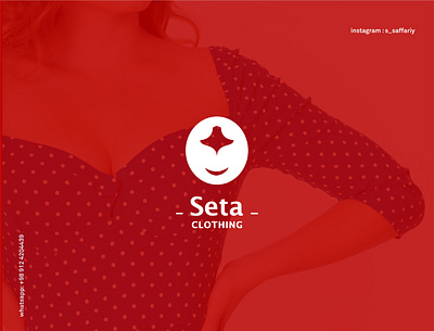 Seta clothing 2022 arabic logo beijing branding design dress dubai designer emirates fashion graphic design japan logo logotype meta minimal moscow sample style swiss women