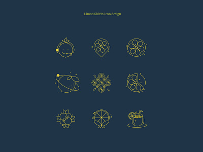 Lemon icon design/ for limooshirin agency