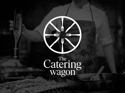 The Catering wagon catering catering logo illustration logo restaurant restaurant branding restaurant logo wagon