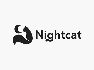 Nightcat cat cat drawing cat illustration logo animal logotype