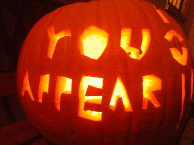 Most Terrifying Pumpkin Carve Ever: Animated animated candy carve clippy halloween microsoft pumpkin terrifying