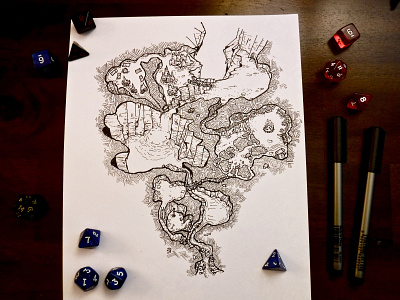 Cragmaw Hideout Alt 1.0 adventure board game art cartography cragmaw hideout dm dnd drawing dungeons and dragons encounter freebie gm ink map mapping penandink rpg ttrpg