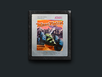 Atari 2600 Moon Patrol Cartridge