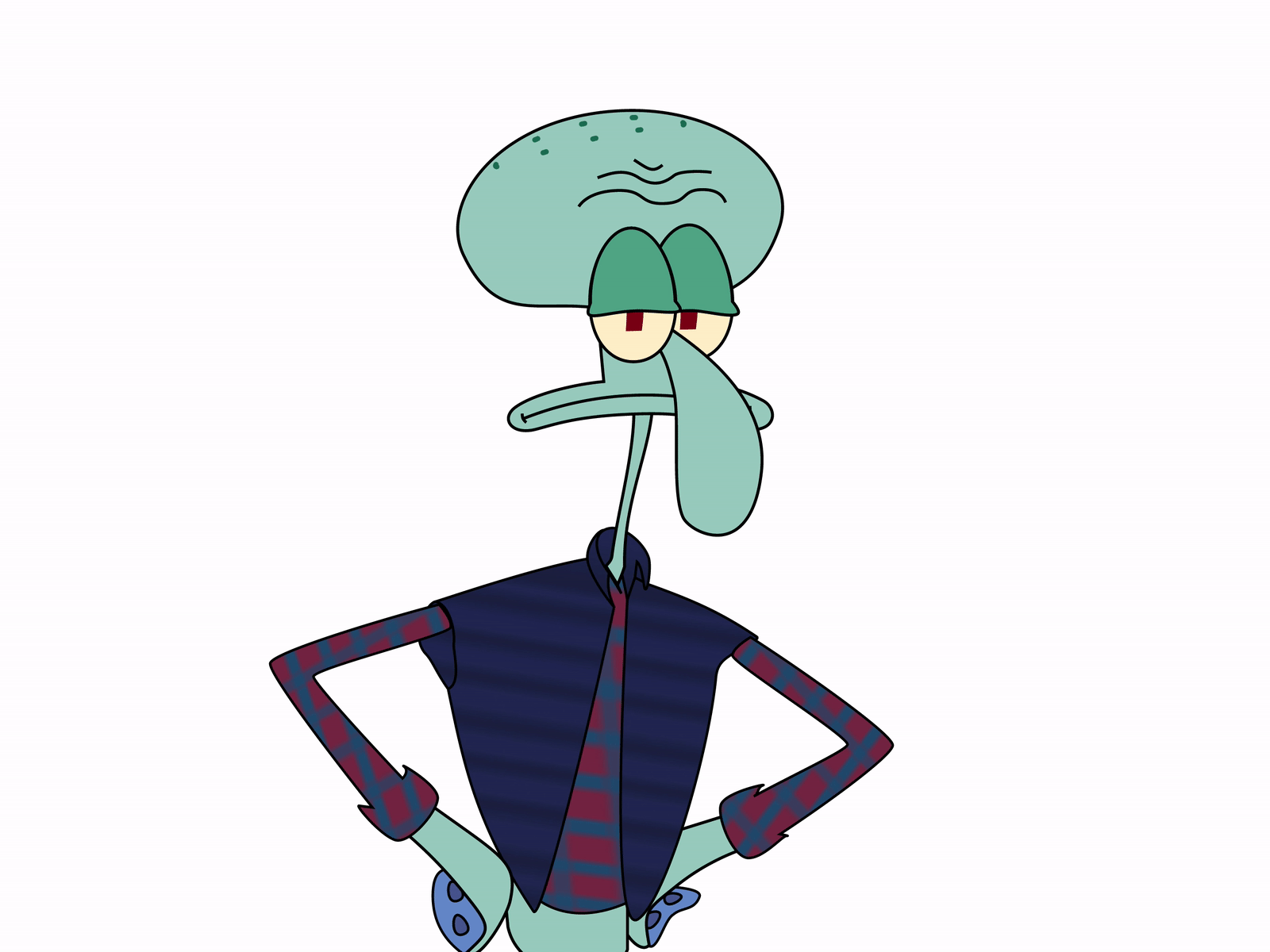 Squidward has the disappoint