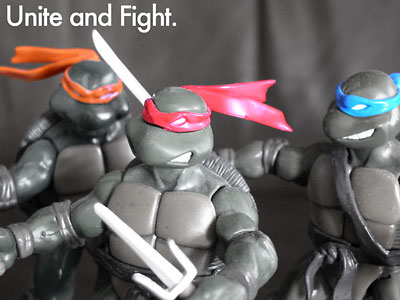 Unite and Fight minimalist mutant ninja photography teenage turtles