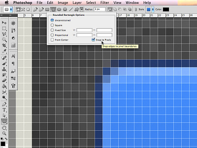 Oh Snap - How to utterly win at teh Photo$h0pz path photoshop pixel shapes snap the grid tip ui