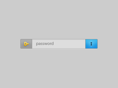 Keyhole Password Field