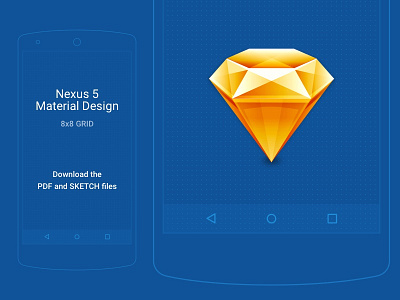 Sketch Sheets • Material Design w/ 8x8 Grid google material design nexus nexus 5 sketch sketch app sketch paper