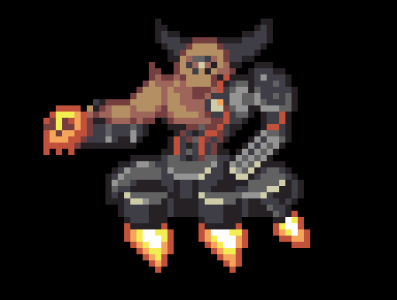 Doom Hunter 16 bit doom pixel art retro sprite