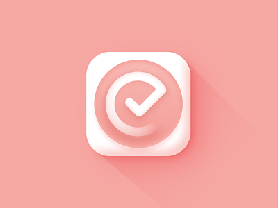 App icon design | Structured - Day Planner | 3d 3d illustration app app icon bigsur icon branding graphic design icon illustration ios ios app icon ios icon mac icon productivity red simple simple icon to do lists ui ui design