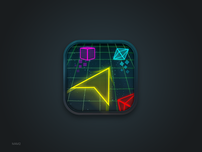 Arcade Style Video Game Icon app app icon arcade game icon ios video