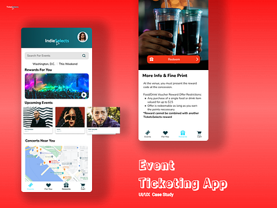 Event Ticketing App Design