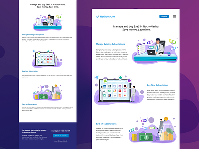NachoNacho app coding design development fintech illustration landing landing page marketing saas startup typography ui ux web design webdesign webflow