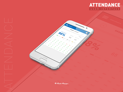 Attendance Screen - Mobile App