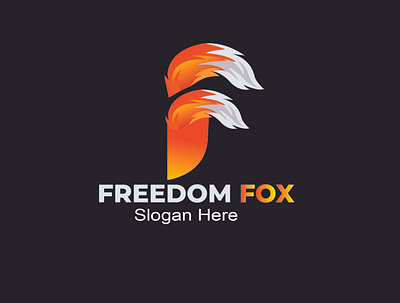 Freedom FOX logo 3d app branding des design graphic design icon illustration l logo typography vector