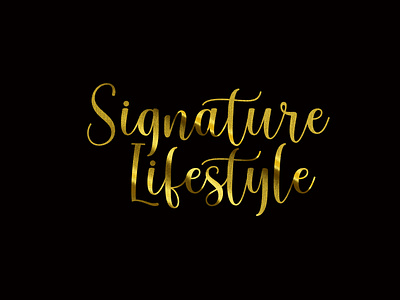 Signature logo design