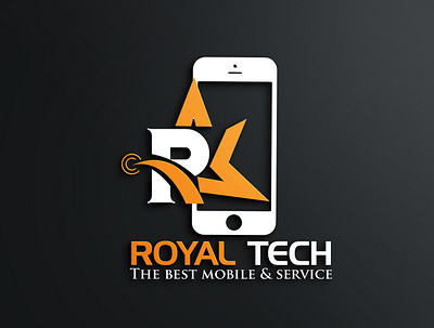 Tech phone logo design 3d animation app branding des design graphic design illustration logo motion graphics ui vector