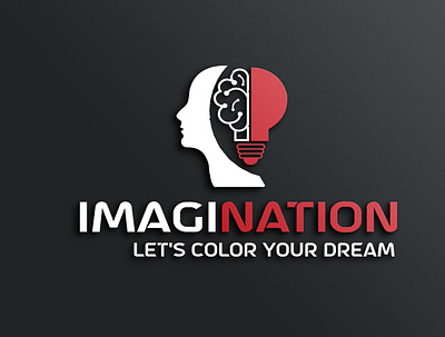 imagination brain logo design 3d animation app branding des design graphic design illustration logo motion graphics vector