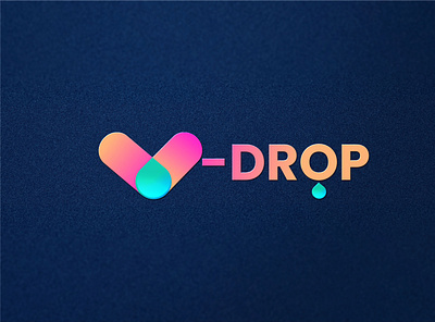 v drop logo design services 3d animation app branding des design graphic design illustration logo motion graphics ui vector