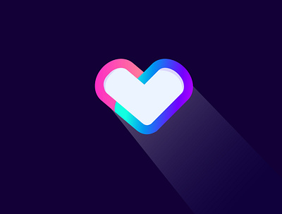 Love bright logo design idea 3d animation app branding des design graphic design illustration logo motion graphics ui vector