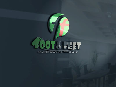 Foot & feet Shoe logo design