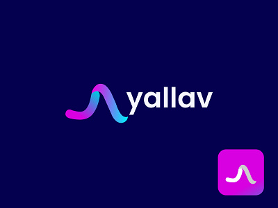 yallav logo Design Idea For sell 3d animation app branding des design graphic design illustration logo ui vector