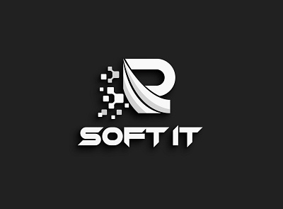 soft tech logo. 3d animation app branding des design graphic design illustration logo motion graphics ui vector