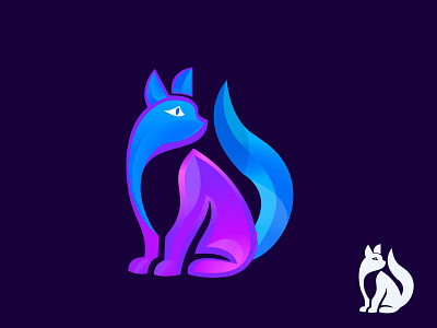 cat logo design 3d app branding des design graphic design illustration logo ui vector