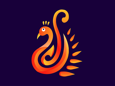 Pea-Cock logo design 3d animation app branding des design graphic design illustration logo motion graphics ui vector