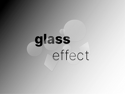 Glass Effect app branding design graphic design illustration inspiration vector