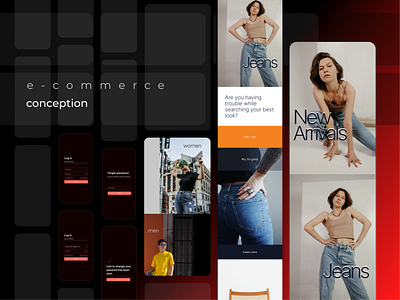 E-commerce Concept concept desicion design e commerce graphic graphic design illustration inspiration interface mobile application ui ux