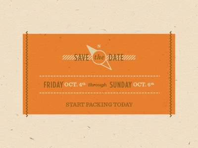 DC Save the Date aiga camp design design camp minnesota patch save the date