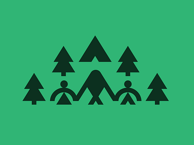 Forest Friends 10thousanddesign bigfoot forest friends outdoors trees yeti