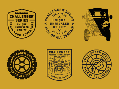 Jack Of All Terrain badge challenger design utv