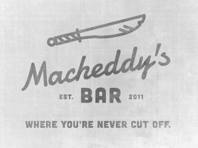 Macheddy's Primary bar identity machette texture