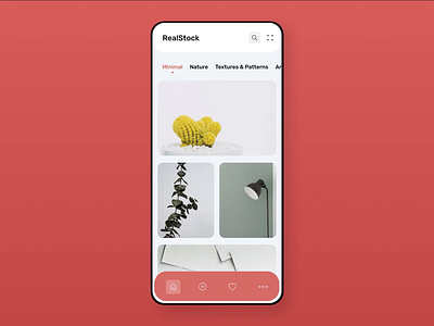 Photo stock app animation | Concept animation app app design application concept concept design interaction interface photos photostock principle transition ui