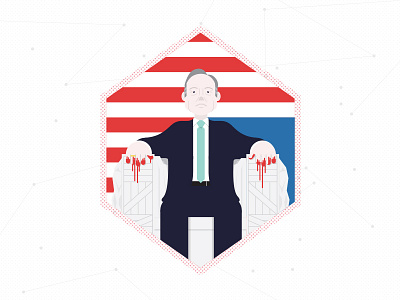 House of Cards drama house of cards illustration kevin spacey netflix politics show tv