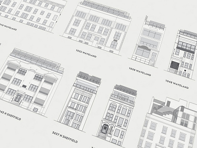 ROOFTOPSSS architectural architecture buildings detailed facade geometric illustration intricate monochromatic rooftops