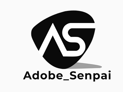 Flat Minimalist logo Adobe_Senpai