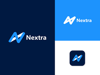 Nextra logo, Letter N abstract logo brand identity branding creative logo freelancer letter n logo logo designer n logo popular logo